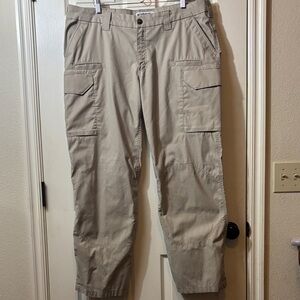 First Tactical Light Khaki Cargo Pants with Utility Pockets